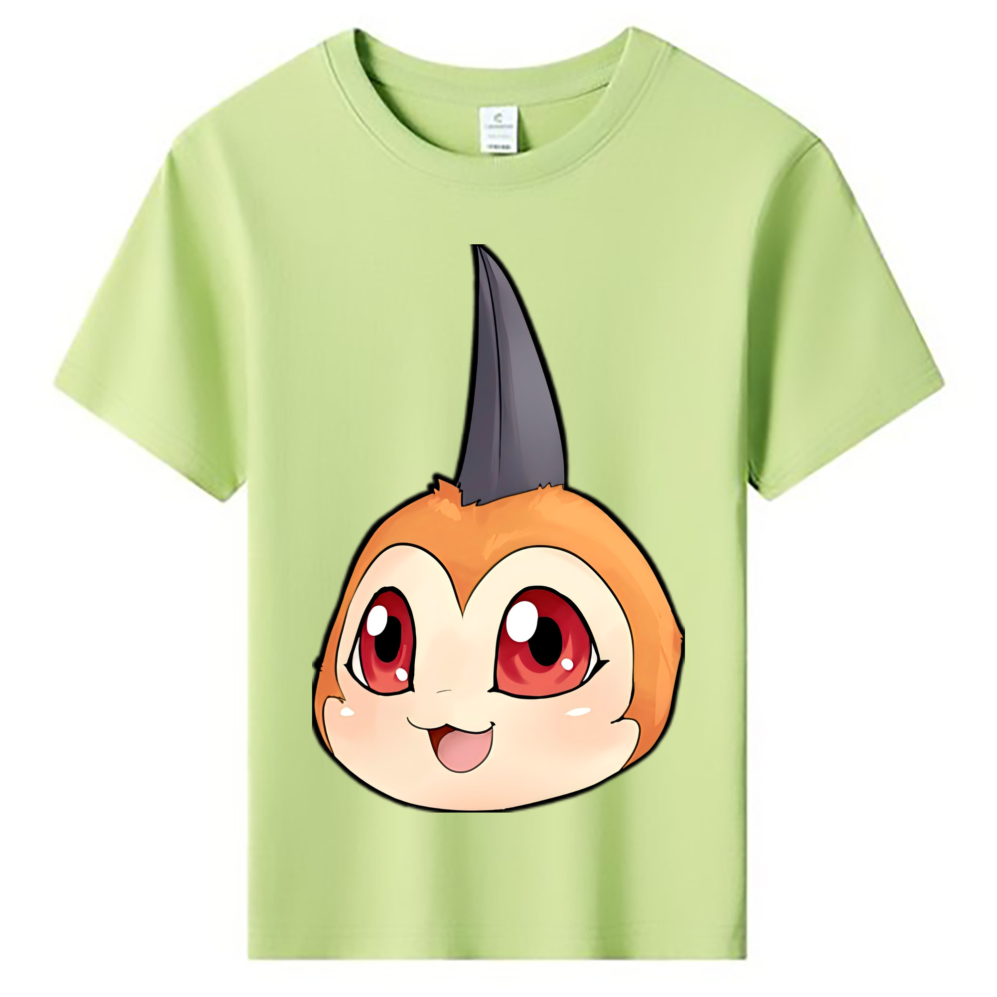 （画像用） Digimon デジタルモンスター/デジモン 綿100％キッズTシャツ（フロントプリント）